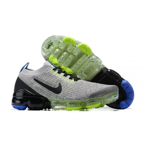 Women/Men Sports Shoes Nike Air VaporMax Flyknit 3 Grey Blue AJ6900-112