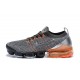 Women/Men Sports Shoes Nike Air VaporMax Flyknit 3 Grey Orange AJ6900-024