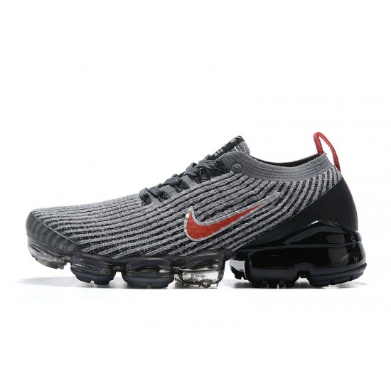 Women/Men Sports Shoes Nike Air VaporMax Flyknit 3 Grey Red AJ6900-012