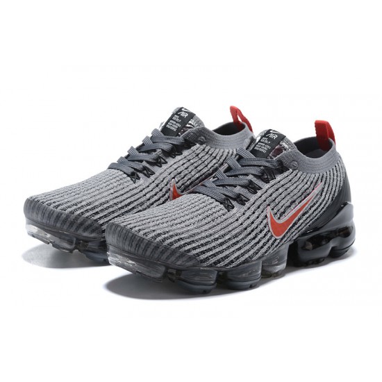 Women/Men Sports Shoes Nike Air VaporMax Flyknit 3 Grey Red AJ6900-012