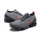 Women/Men Sports Shoes Nike Air VaporMax Flyknit 3 Grey Red AJ6900-012