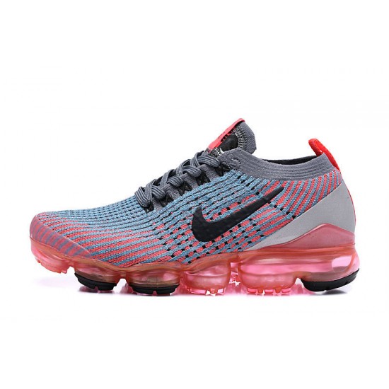 Women/Men Sports Shoes Nike Air VaporMax Flyknit 3 Grey Red AJ6900-601