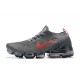 Women/Men Sports Shoes Nike Air VaporMax Flyknit 3 Grey Red CT1270-001