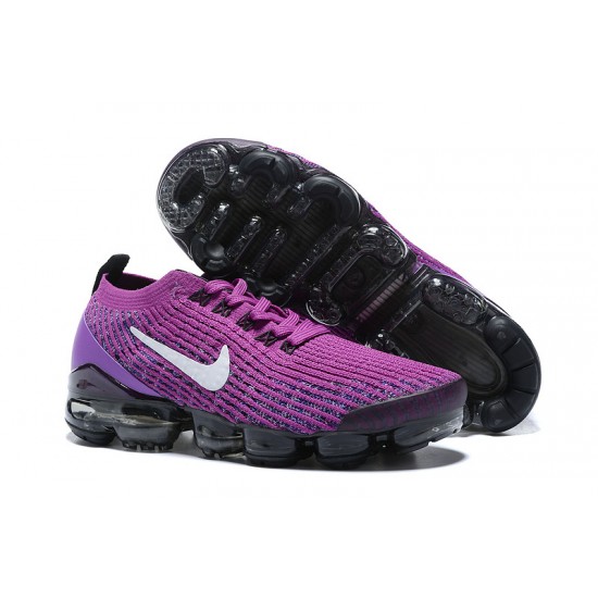 Women/Men Sports Shoes Nike Air VaporMax Flyknit 3 Purple Black AJ6900-502