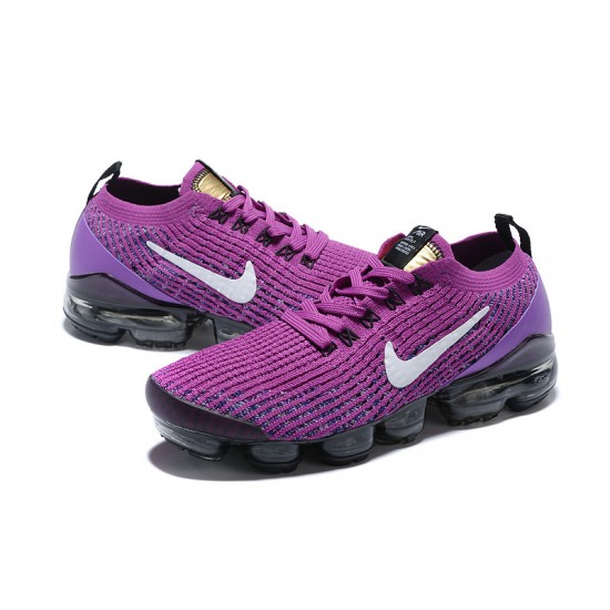 Women/Men Sports Shoes Nike Air VaporMax Flyknit 3 Purple Black AJ6900-502