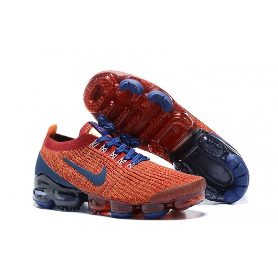 Women/Men Sports Shoes Nike Air VaporMax Flyknit 3 Red Blue AJ6900-600