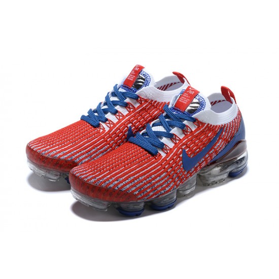 Women/Men Sports Shoes Nike Air VaporMax Flyknit 3 Red Blue CW5585-100