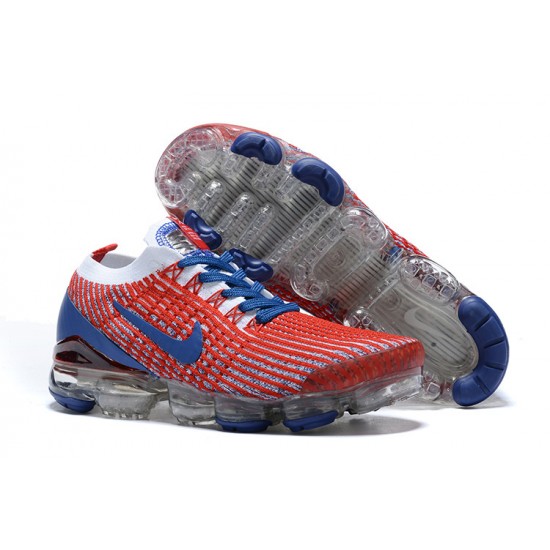 Women/Men Sports Shoes Nike Air VaporMax Flyknit 3 Red Blue CW5585-100