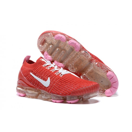 Women/Men Sports Shoes Nike Air VaporMax Flyknit 3 Red White CU4756-600