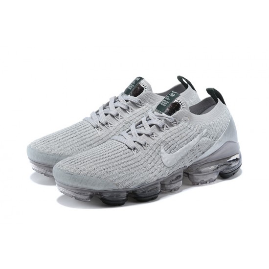 Women/Men Sports Shoes Nike Air VaporMax Flyknit 3 Silver Grey AJ6900-101