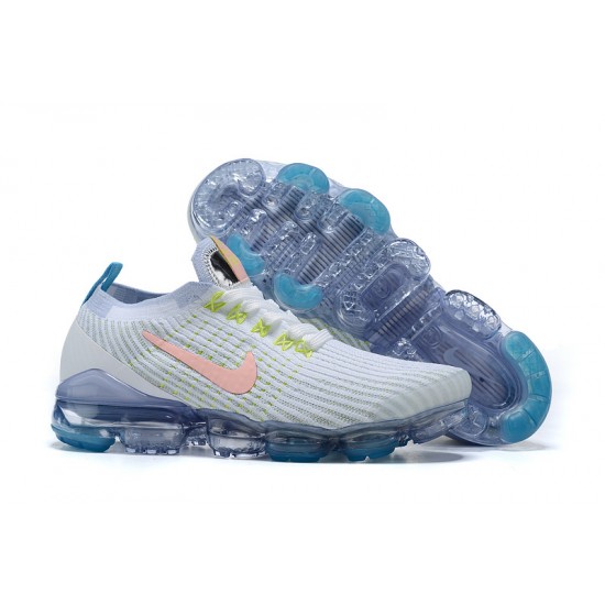 Women/Men Sports Shoes Nike Air VaporMax Flyknit 3 White Blue AJ6900-003