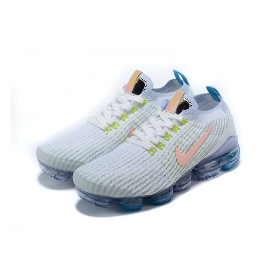 Women/Men Sports Shoes Nike Air VaporMax Flyknit 3 White Blue AJ6900-003