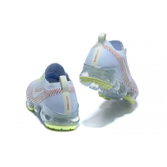 Women/Men Sports Shoes Nike Air VaporMax Flyknit 3 White Blue AJ6910-200