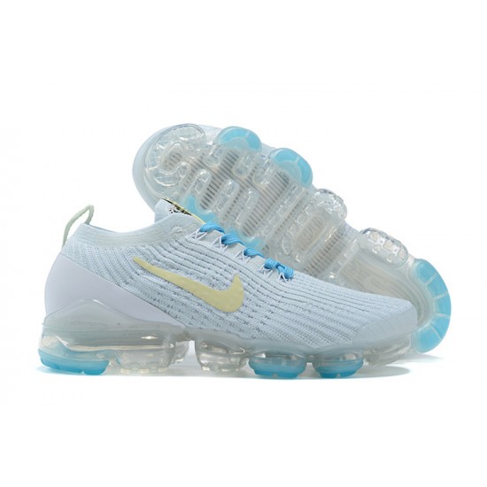 Women/Men Sports Shoes Nike Air VaporMax Flyknit 3 White Blue AJ6910-500