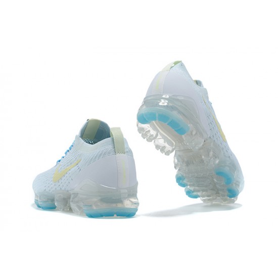 Women/Men Sports Shoes Nike Air VaporMax Flyknit 3 White Blue AJ6910-500