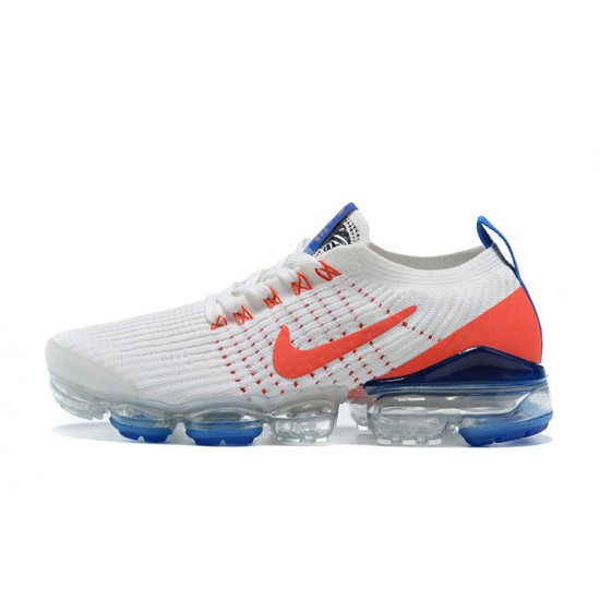 Women/Men Sports Shoes Nike Air VaporMax Flyknit 3 White Blue CZ7994-100