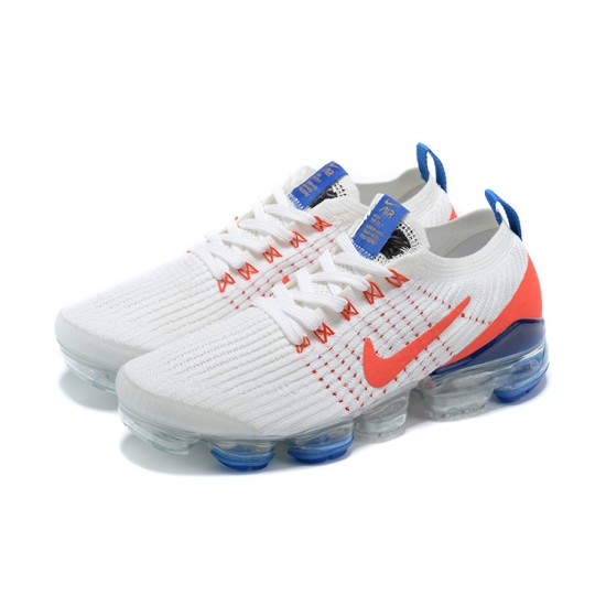 Women/Men Sports Shoes Nike Air VaporMax Flyknit 3 White Blue CZ7994-100