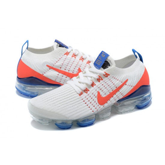 Women/Men Sports Shoes Nike Air VaporMax Flyknit 3 White Blue CZ7994-100