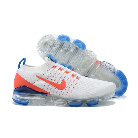 Women/Men Sports Shoes Nike Air VaporMax Flyknit 3 White Blue CZ7994-100