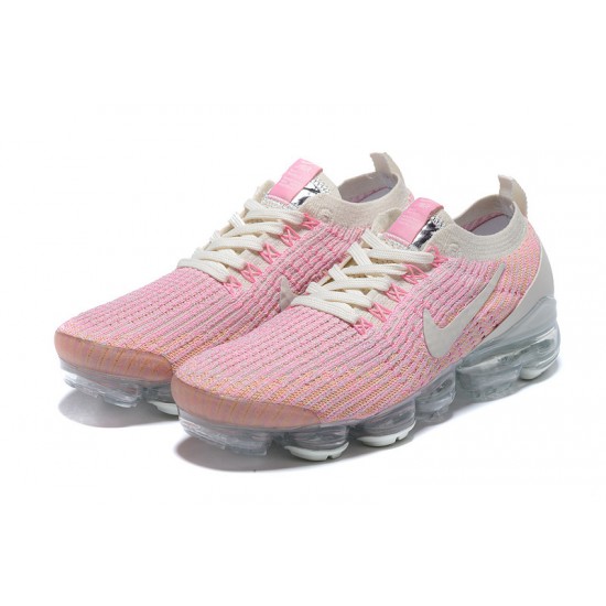 Women Sports Shoes Nike Air VaporMax Flyknit 3 Pink White AJ6910-008