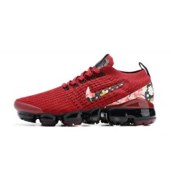 Women Sports Shoes Nike Air VaporMax Flyknit 3 Red Black CT1274 -600