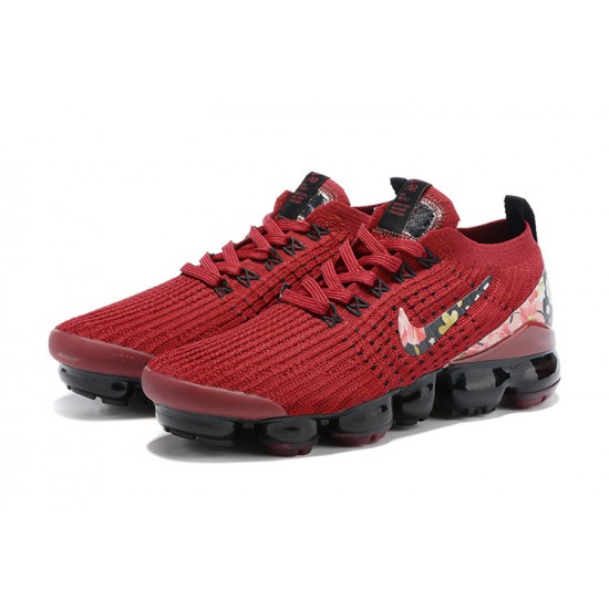 Women Sports Shoes Nike Air VaporMax Flyknit 3 Red Black CT1274 -600