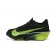 Women/Men Sports Shoes Nike Air Zoom Alphafly NEXT 3 Black and Green  