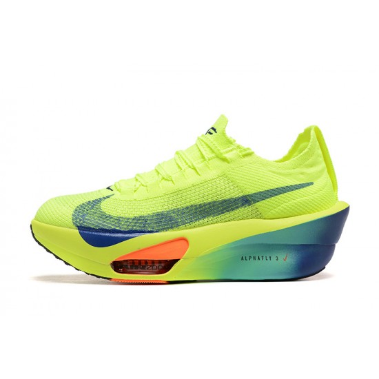 Women/Men Sports Shoes Nike Air Zoom Alphafly NEXT 3 Neongreen  