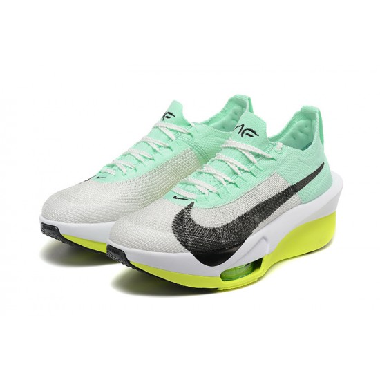 Women/Men Sports Shoes Nike Air Zoom Alphafly NEXT 3 White Green  