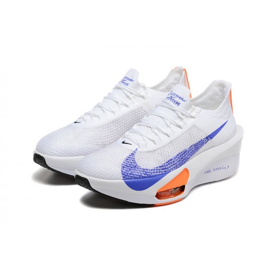 Women/Men Sports Shoes Nike Air Zoom Alphafly NEXT 3 White 