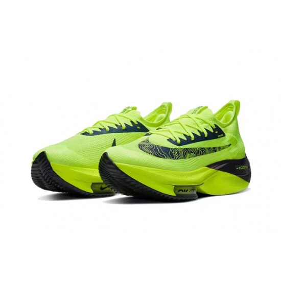 Men Sports Shoes Nike Air Zoom Alphafly Next 2 Neongree Black  