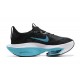 Women/Men Sports Shoes Nike Air Zoom Alphafly Next 2 Black and Blue  