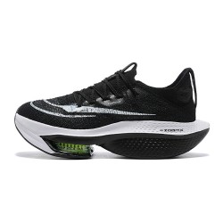 Women/Men Sports Shoes Nike Air Zoom Alphafly Next 2 Black and White  