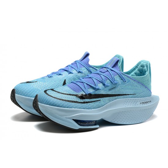 Women/Men Sports Shoes Nike Air Zoom Alphafly Next 2 Blue  