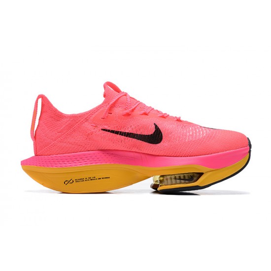 Women/Men Sports Shoes Nike Air Zoom Alphafly Next 2 Pink Red  