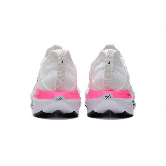 Women/Men Sports Shoes Nike Air Zoom Alphafly Next 2 Pink White  