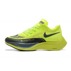 Men Sports Shoes Nike ZoomX VaporFly NEXT Chartreuse Black  