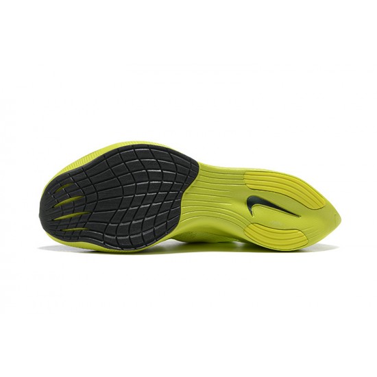 Men Sports Shoes Nike ZoomX VaporFly NEXT Chartreuse Black  