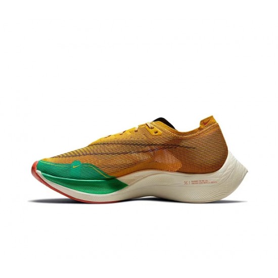 Men Sports Shoes Nike ZoomX VaporFly NEXT Yellow Green  