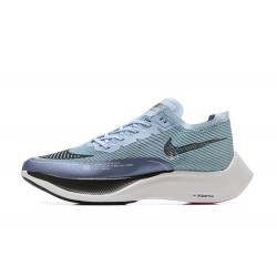 Women/Men Sports Shoes Nike ZoomX VaporFly NEXT Black Blue  