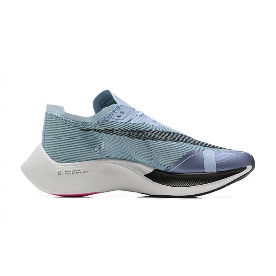 Women/Men Sports Shoes Nike ZoomX VaporFly NEXT Black Blue  