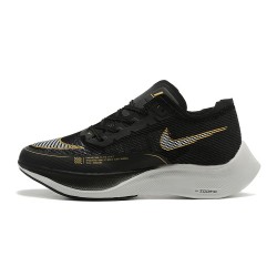 Women/Men Sports Shoes Nike ZoomX VaporFly NEXT Black Gold  