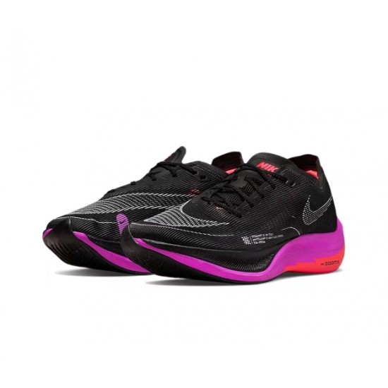 Women/Men Sports Shoes Nike ZoomX VaporFly NEXT Black Purple  