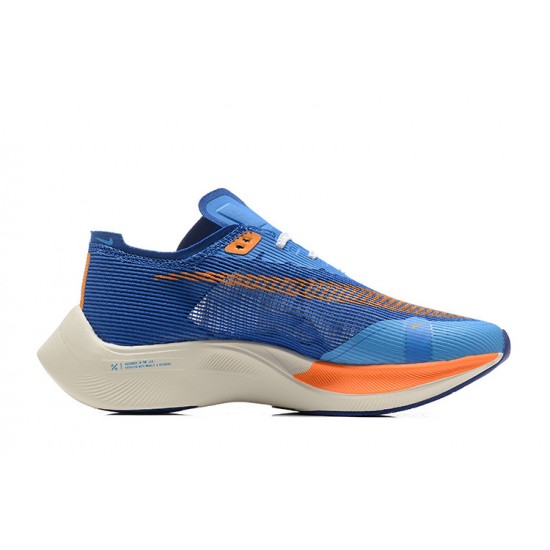 Women/Men Sports Shoes Nike ZoomX VaporFly NEXT Blue Orange  