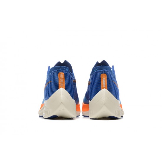 Women/Men Sports Shoes Nike ZoomX VaporFly NEXT Blue Orange  