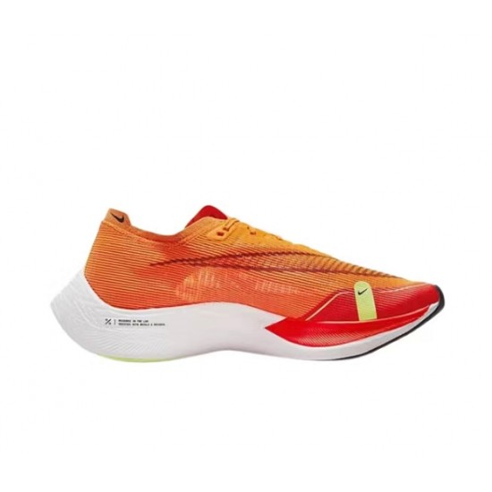 Women/Men Sports Shoes Nike ZoomX VaporFly NEXT Orange Red  