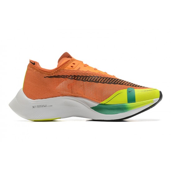 Women/Men Sports Shoes Nike ZoomX VaporFly NEXT Orange White  