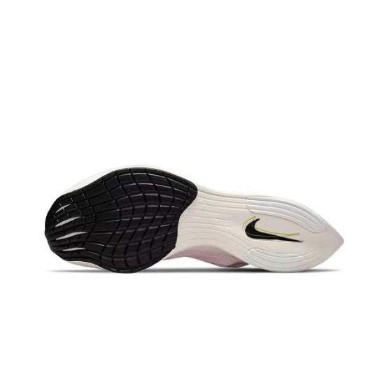 Women/Men Sports Shoes Nike ZoomX VaporFly NEXT Pink White  