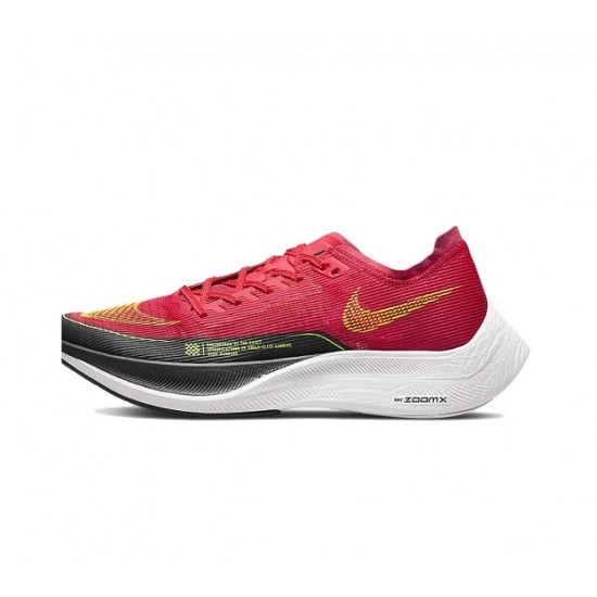 Women/Men Sports Shoes Nike ZoomX VaporFly NEXT Red Black  