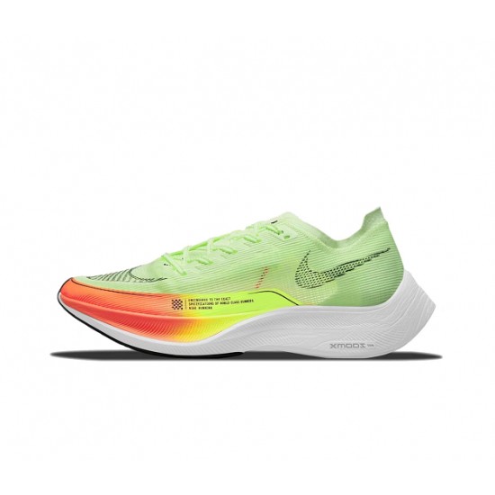 Women/Men Sports Shoes Nike ZoomX VaporFly NEXT Red Yellow  